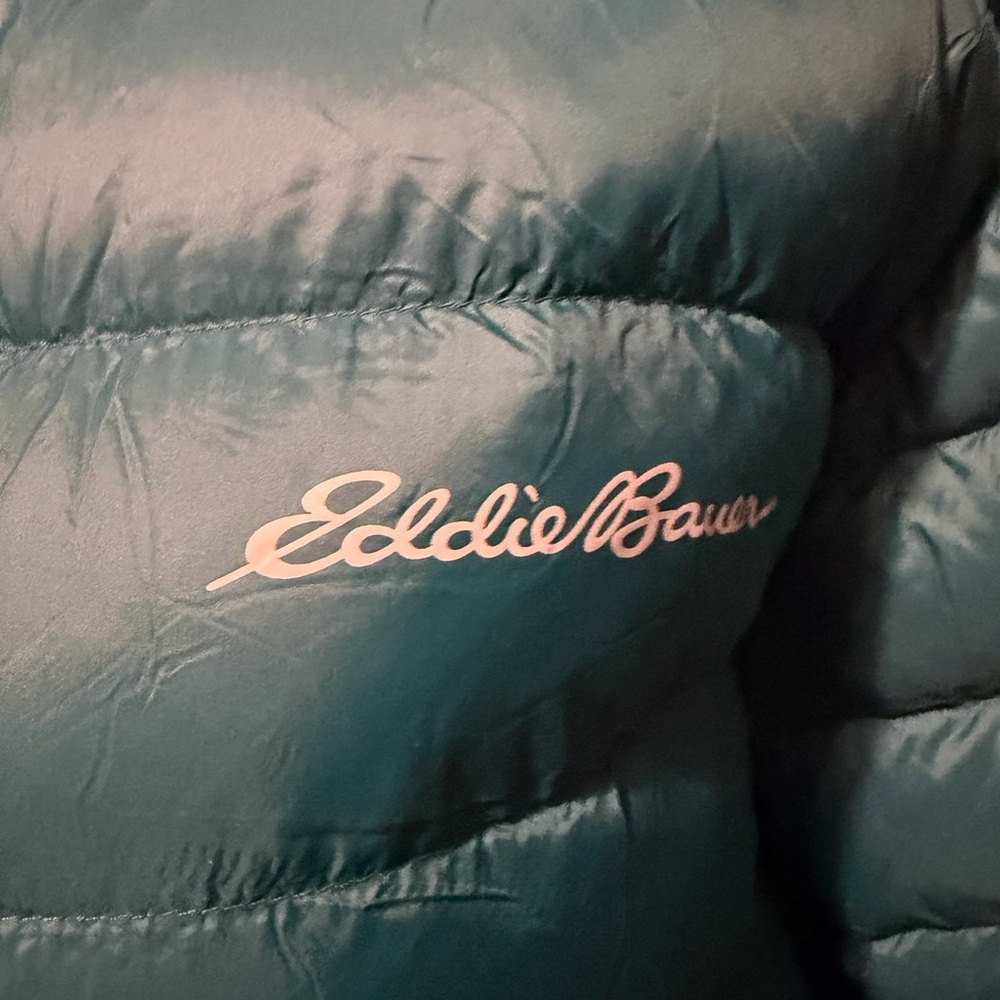 Eddie Bauer Mens Sz XL Puffer Full Zip Packable Down Insulated Jacket - Picture 3 of 12